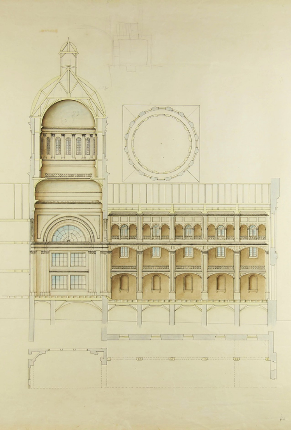 victor bourgeau; chapelle; hospitalières; hôtel-dieu